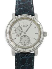 SEIKO Credor Manual Hand-Winding Watch GCAY999 4S79-0020 36mm Gray Dial