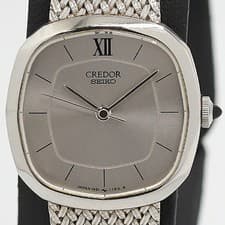 Seiko Credor 1421-5020 QZ Silver Dial Women's Watch Excellent Condition