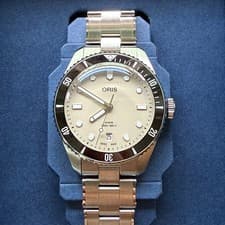 Oris Date 39mm Brown Dial steel Men's Watch