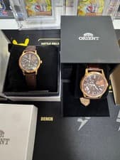 Orient Set Men’s Automatic & Women’s Quartz Watches 2-Piece Boxed Used