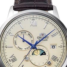 【unopenedOrient Orient Bambino SUN & MOON RN-AK0803Y Automatic Men Watch