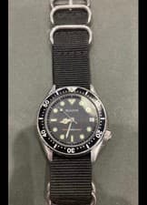 Bulova Diver 35mm NATO Strap 100m Waterproof Silver Watch Working