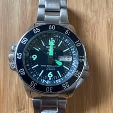 Seiko 5 Sports Blue Atlas Automatic Men's Watch Vintage Good Condition Japan