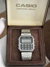 Rare Vintage Casio C-801 Men’s Digital Calculator Watch JDM 1980s Module 133