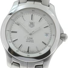 TAG HEUER WJF2111 Link Date Men's Watch From Japan G0425
