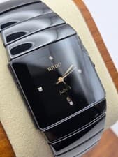 RADO Diastar Jubile 152.0336.3 Ceramic Quartz Men's Watch - 28x25mm - 7.5in