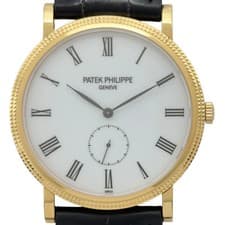 PATEK PHILIPPE Calatrava 5119J-001 White Gold Mens Watch Manual Winding #OK165