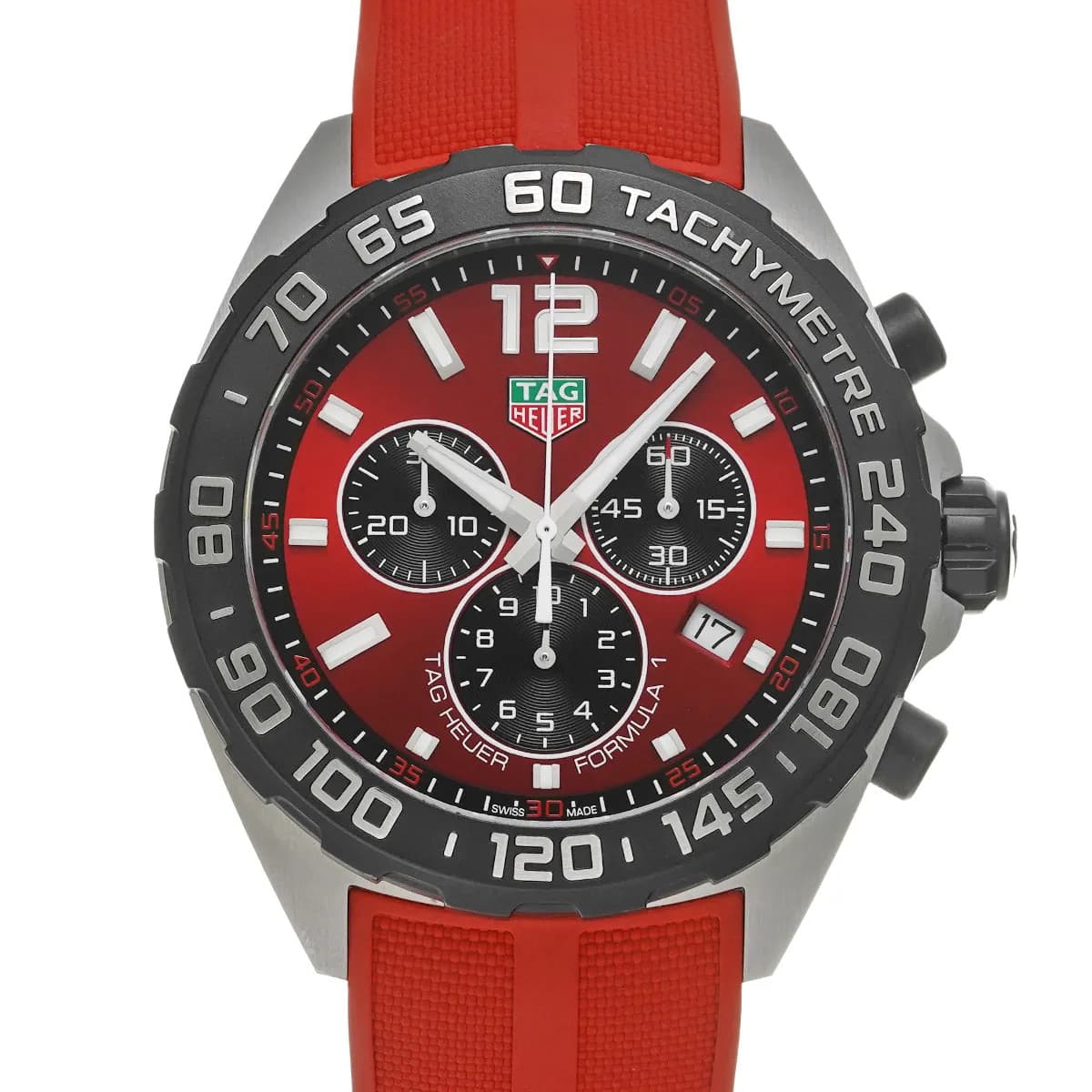 Tag Heuer Formula 1 Quartz Chronograph CAZ101AN.FT8055 Red / Black #W3030