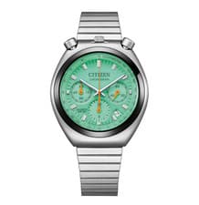 Citizen TSUNO CHRONO AN3660-73X Bullhead Retro Green Dial Men's Watch New