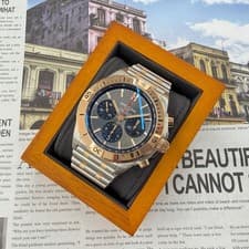 Breitling New Chronomat Gray 18K Combi Full Set Wristwatch 154616058