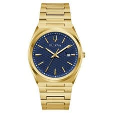 Bulova Classic Gold Stainless Steel Quartz Men's Watch,  39mm