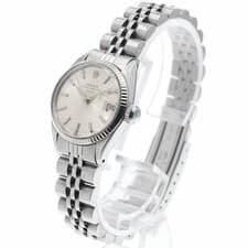 Rolex 6517 Ladies Watch Oyster Perpetual Date Cal.1130 WG Bezel Automatic