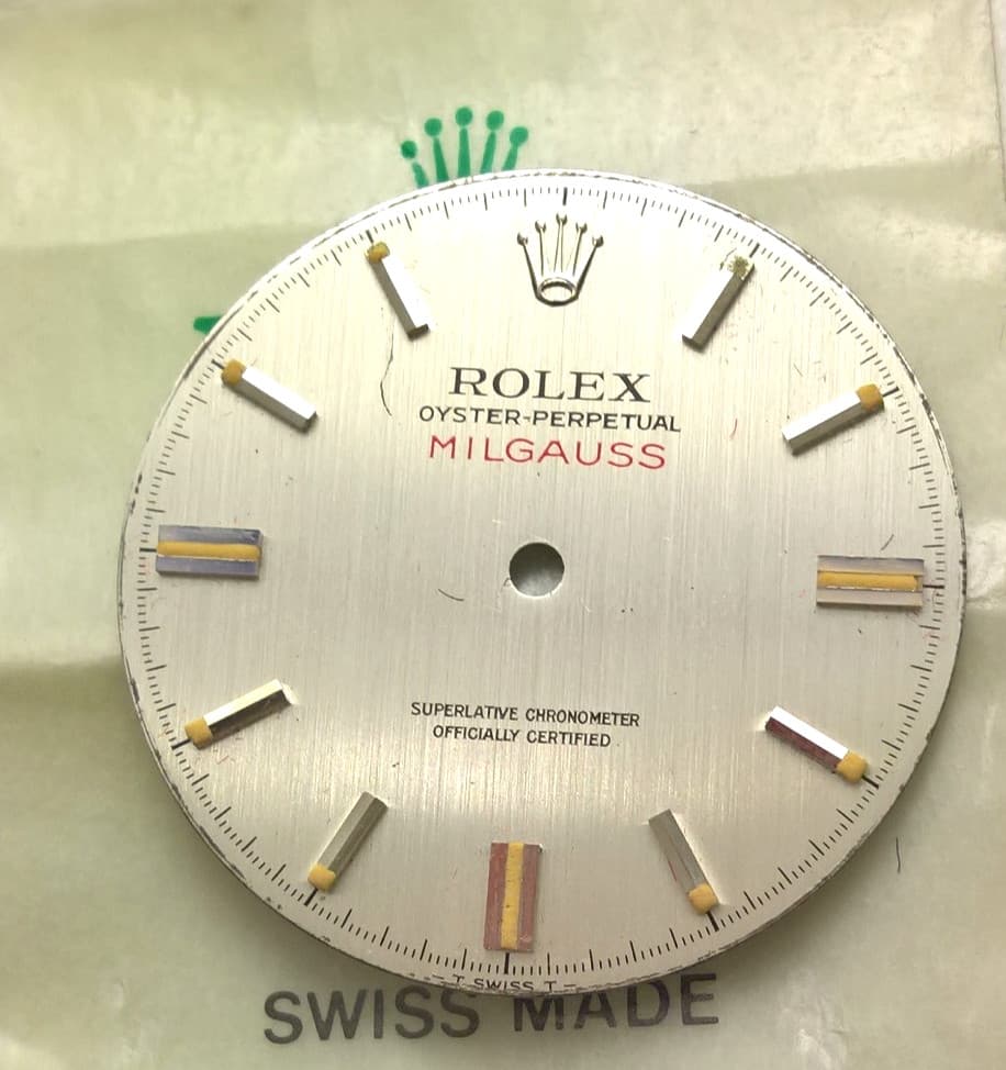 ULTRA RARE VINTAGE ROLEX MILGAUSS 1019 WHITE TRIXXIO DIAL USED CONDITION