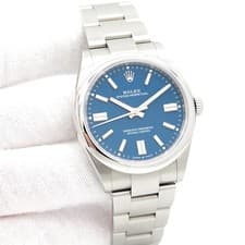 Rolex 134300 Oyster Perpetual 41 with Med Blue Dial