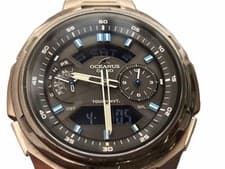 Casio Oceanus OCW-T410 World Time Analog Watch Used Japan
