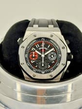 Audemars Piguet Offshore Black And Red Dial on Rubber 26040ST Complete 2006