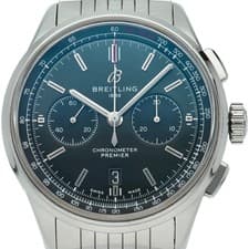 BREITLING WATCH PREMIER B01 BENTLEY BRITISH RACING GREEN AB0118/AB0118A11L1A1 AT