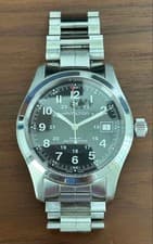 Hamilton Khaki Field Auto Automatic Watch H70455133 38mm Black Dial
