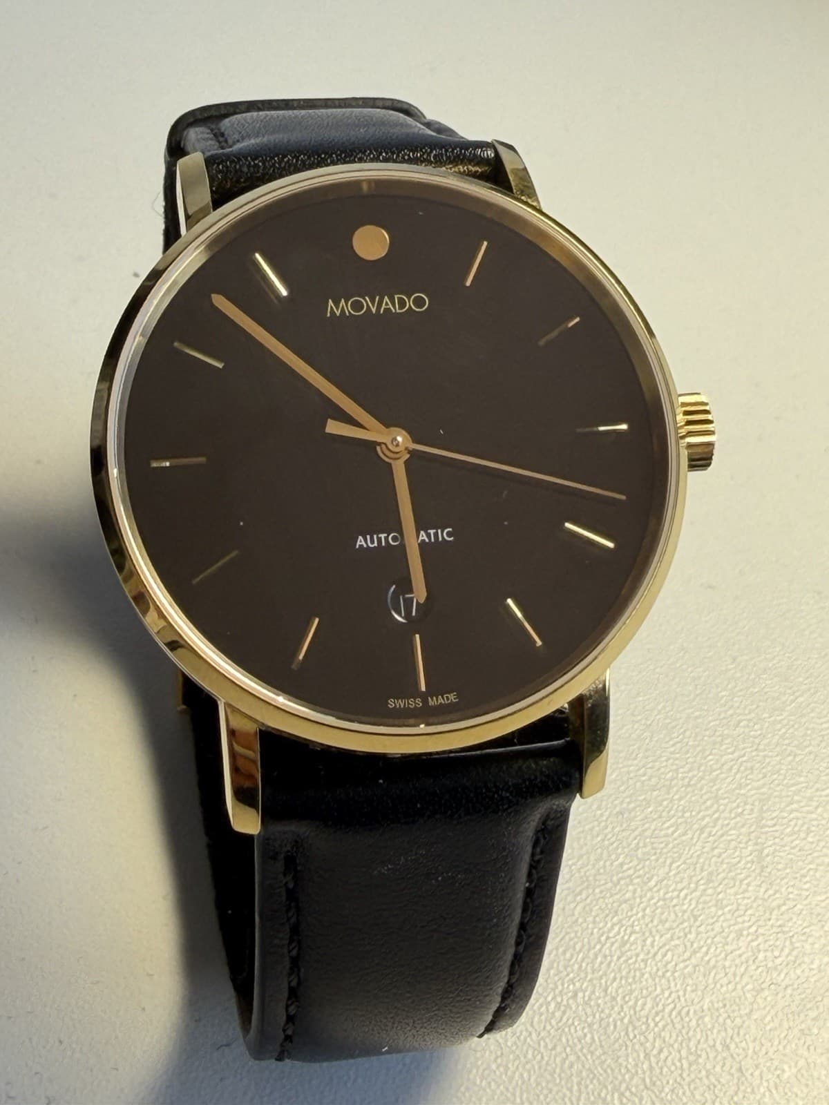 Movado Museum Classic Men's Blue Dial Watch 0607299