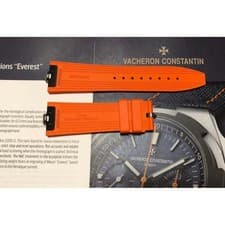 Authentic Vacheron Constantin Overseas 4500V Orange Rubber Band