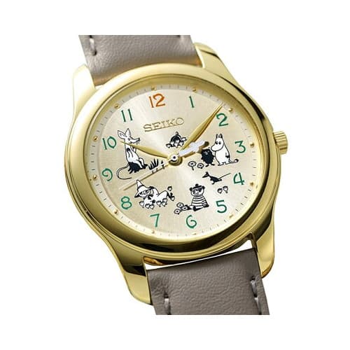 [US Tax Paid] SEIKO MOOMIN and Friends Official Watch Limited 3000 Leather NEW