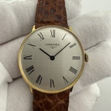 Longines Ultra Thin Mechanical Men Wrist Watch Cr. 1960 17 jewel # W1093 Vintage
