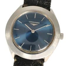 LONGINES Hand Winding Watch Navy Dial Model C848 Authentic ClassicTimepiece