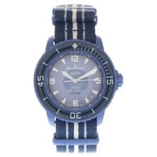 Swatch Blancpain x Swatch Bioceramic Fathoms Atlantic Ocean Blue Dial Pre-owned
