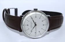 Junghans Max Bill Manual/Hand-Winding 027.3702.902  (Silver) Boy's 34mm