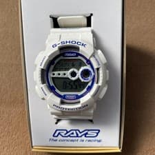 CASIO G-SHOCK RAYS White Digital Watch Authentic Used
