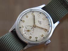 Vintage mens Smith Everest manual wind screw back 34mm all original rare!
