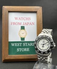 [Excellent] TAG Heuer Professional WA1218 White Black Quartz Man's Watch Japan