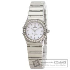 OMEGA 1465.71 Constellation Mini bezel diamond watch stainless steel SS diamond