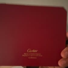 Cartier Santos Men's Wristwatch Silver Roman Numerals White Dial Bracelet w/ Box