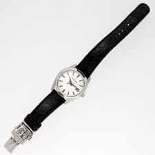 SEIKO SBGX295 Grand Silver Dial SS Leather Quartz Men's Watch Box Card Accessary