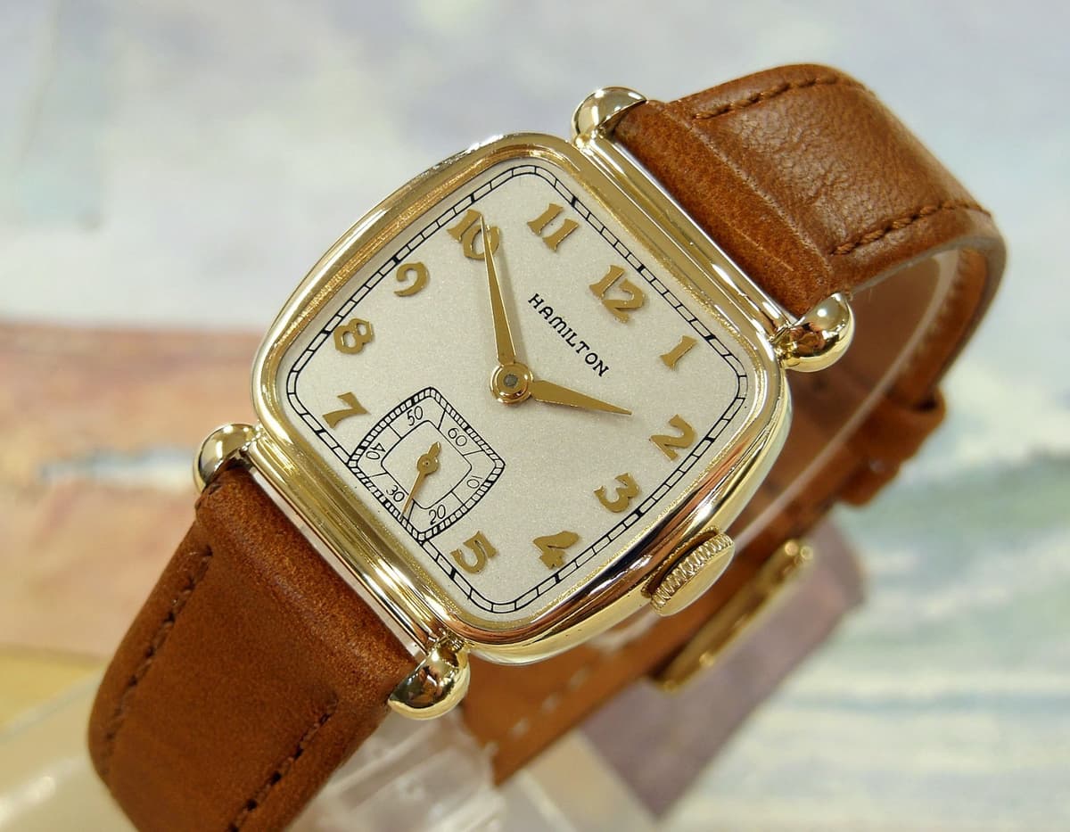1947 Vintage HAMILTON MARTIN, Stunning SILVER Dial, Serviced, 1 Year warranty