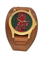 Gucci G-Timeless YA126483 Supreme Snake Dial Quartz Men`s Watch With Box Used