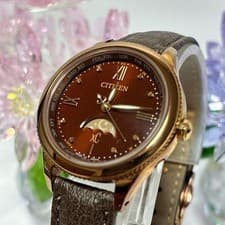 Citizen XC Cross Moon Phase Radio Controlled Solar Wristwatch Timepiece