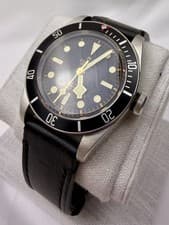 Tudor Black Bay 41 Black on Leather  Ref. 79230N Case #328