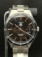 TAG Heuer Carrera WV211M.BA0787 Calibre 5 Automatic 39mm Black Dial Box EXC