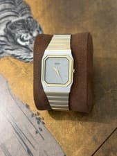 Vintage Seiko Galaxy Two Tone Speckle Dial 7430-5359 Integrated Bracelet Watch