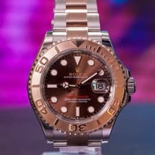 Rolex Chocolate Yacht-Master 40 Two-Tone Rose Gold Box & Papers 2023 126621