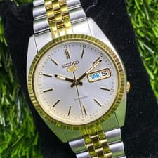 Rare Seiko President SNXJ90 AUtomatic 7S26-0500 white dial watch American Psycho