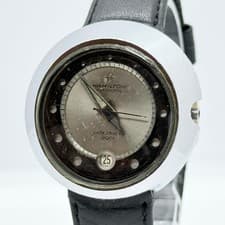 HAMILTON WATCH ODYSSEY Silver Automatic Leather Odyssey 2001 Space Odyssey Men's