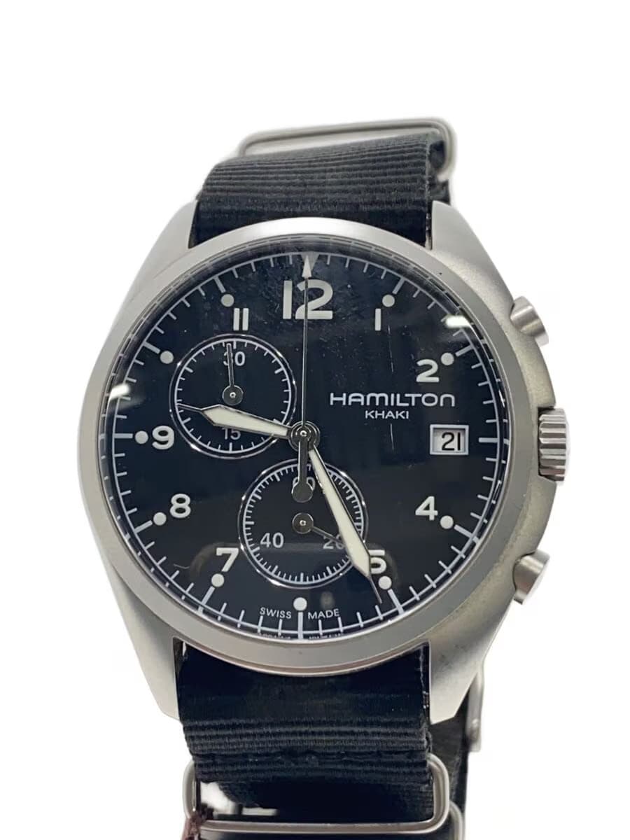HAMILTON Quartz Watch Analog BLK BLK h765520