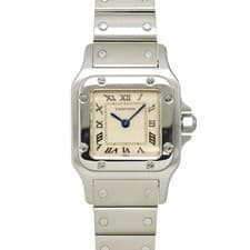 Cartier Santos Galbee SM W20024D6 Quartz Cream Dial Ladies Watch 90317058