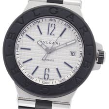 BVLGARI Diagono DG40SV Date Silver Dial Automatic Men's Watch_953457