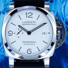 Panerai Luminor Marina 1950 PAM01314 44mm White Dial Full Set 2021 Warranty 2029