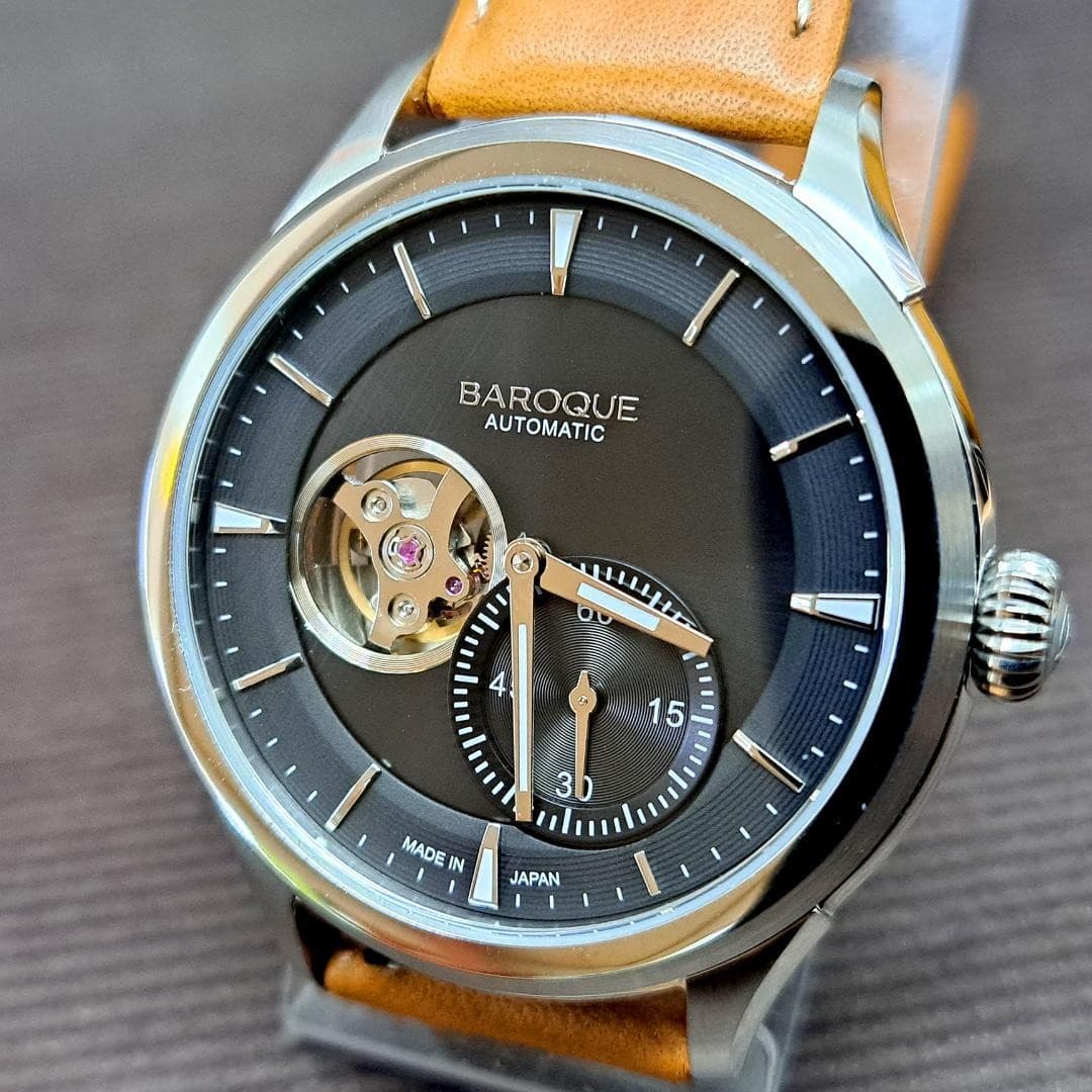 Baroque BA3002S-02BR Automatic Watch Made in Japan New Warranty