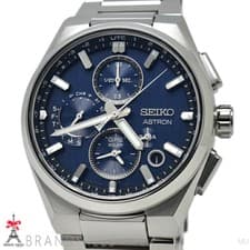 Seiko Astron Nexstar Solar GPS Satellite Radio Titanium Men's Watch Used